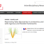 IRIG Highlight: Restricting false discoveries in proteomics ...